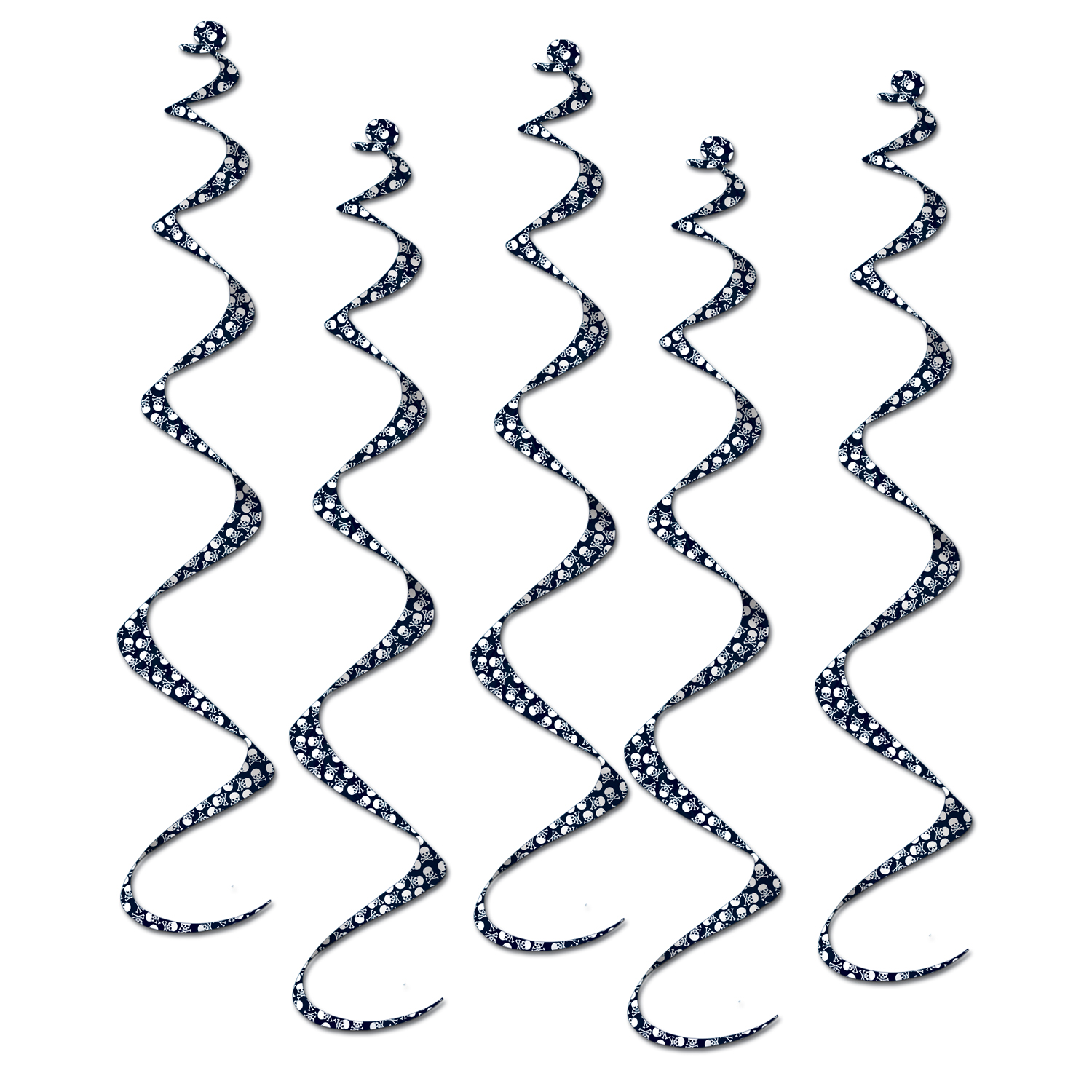 Printed Pirate Twirly Whirls