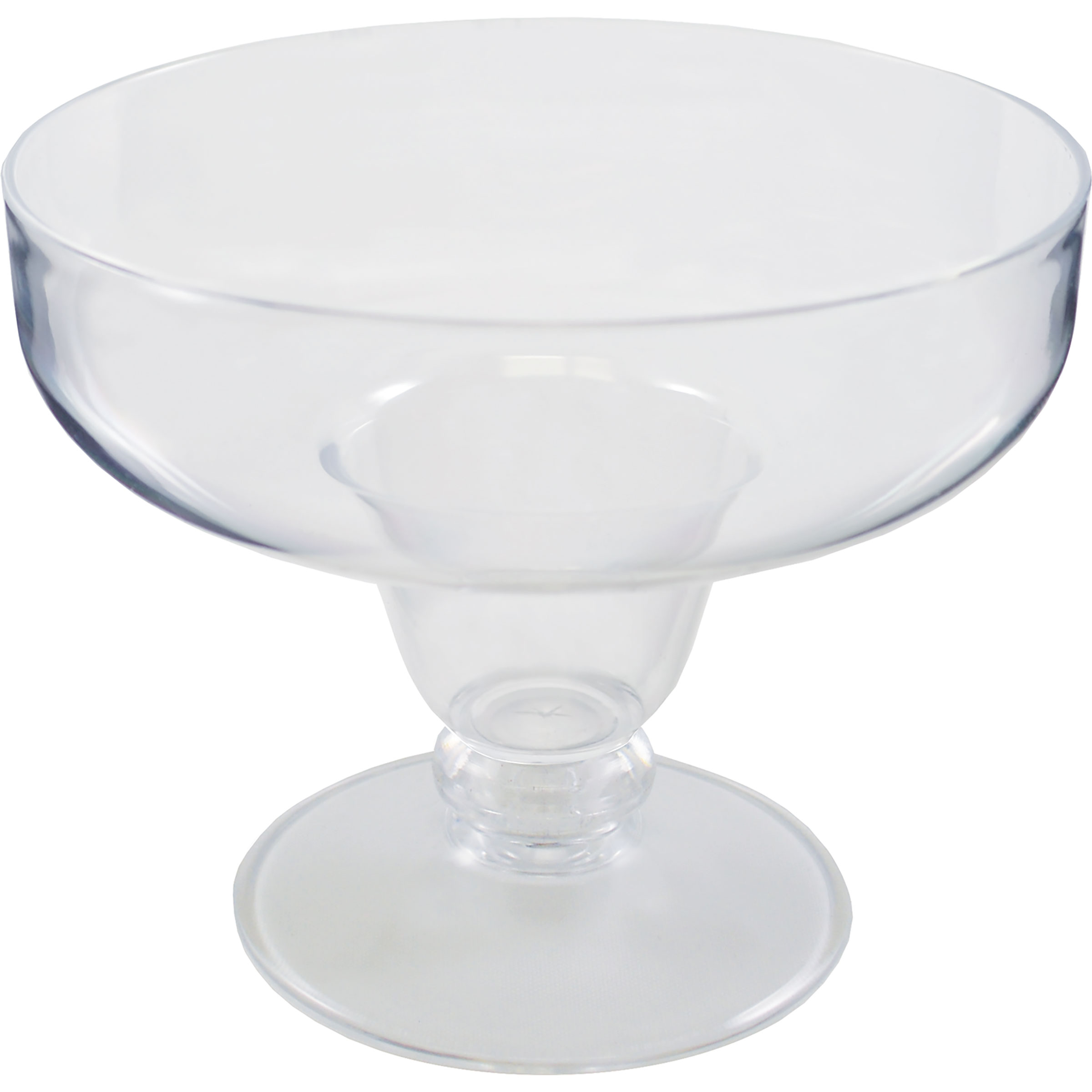 12oz Short Stem Plastic Margarita Glass with Your Choice of Base Color 14