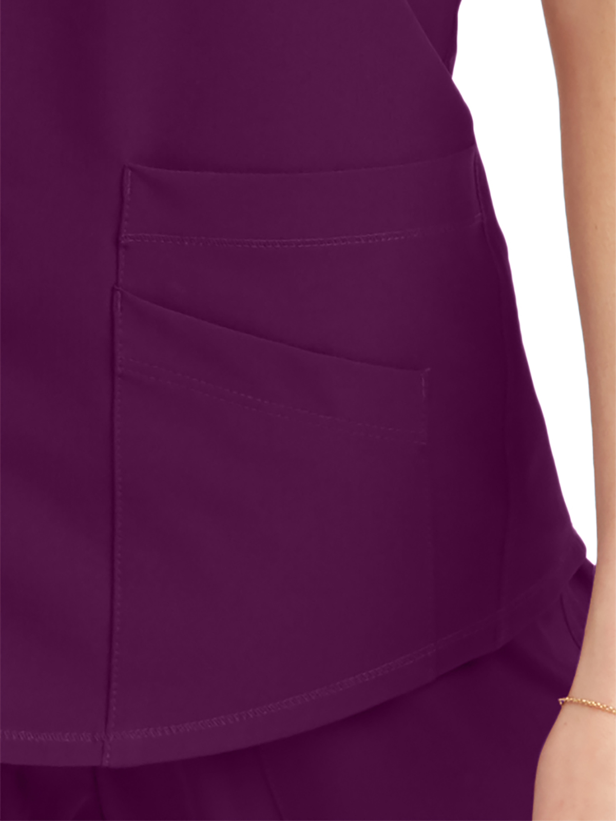 Skechers - Women's Three-Pocket Curved V-Neck Breeze Scrub Top 57
