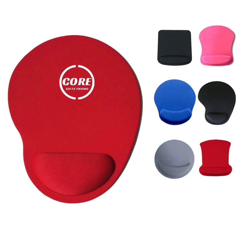 Smooth Lycra Fabric Ergonomic Mouse Pad Wrist Support 1