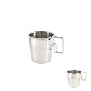 9oz Foldable Handle Stainless Steel Cup 10