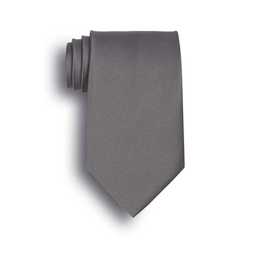 Dark Gray Silk Tie 2