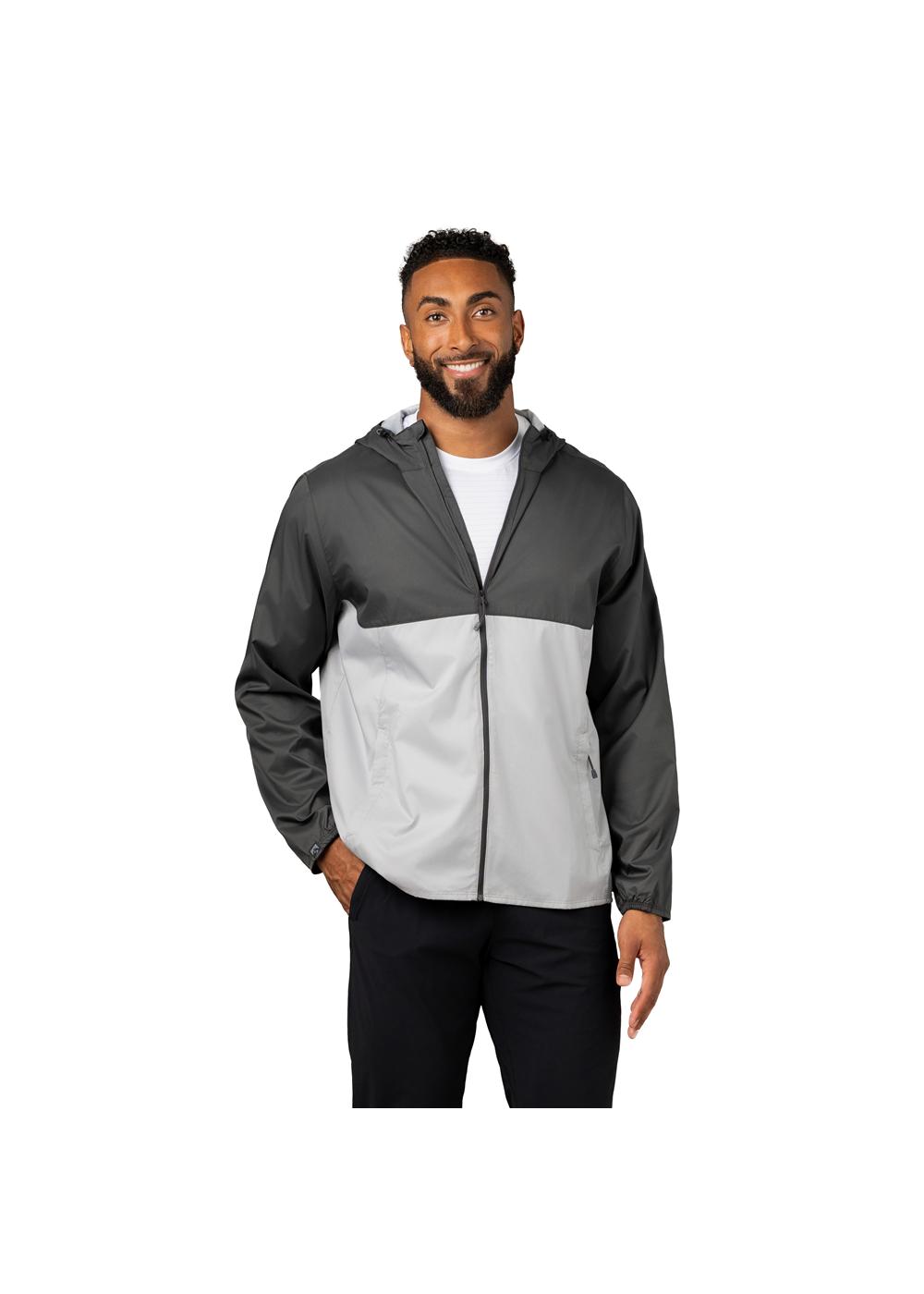 Storm Creek Men's Idealist Water-Resistant Full Zip Hooded Windbreaker 18