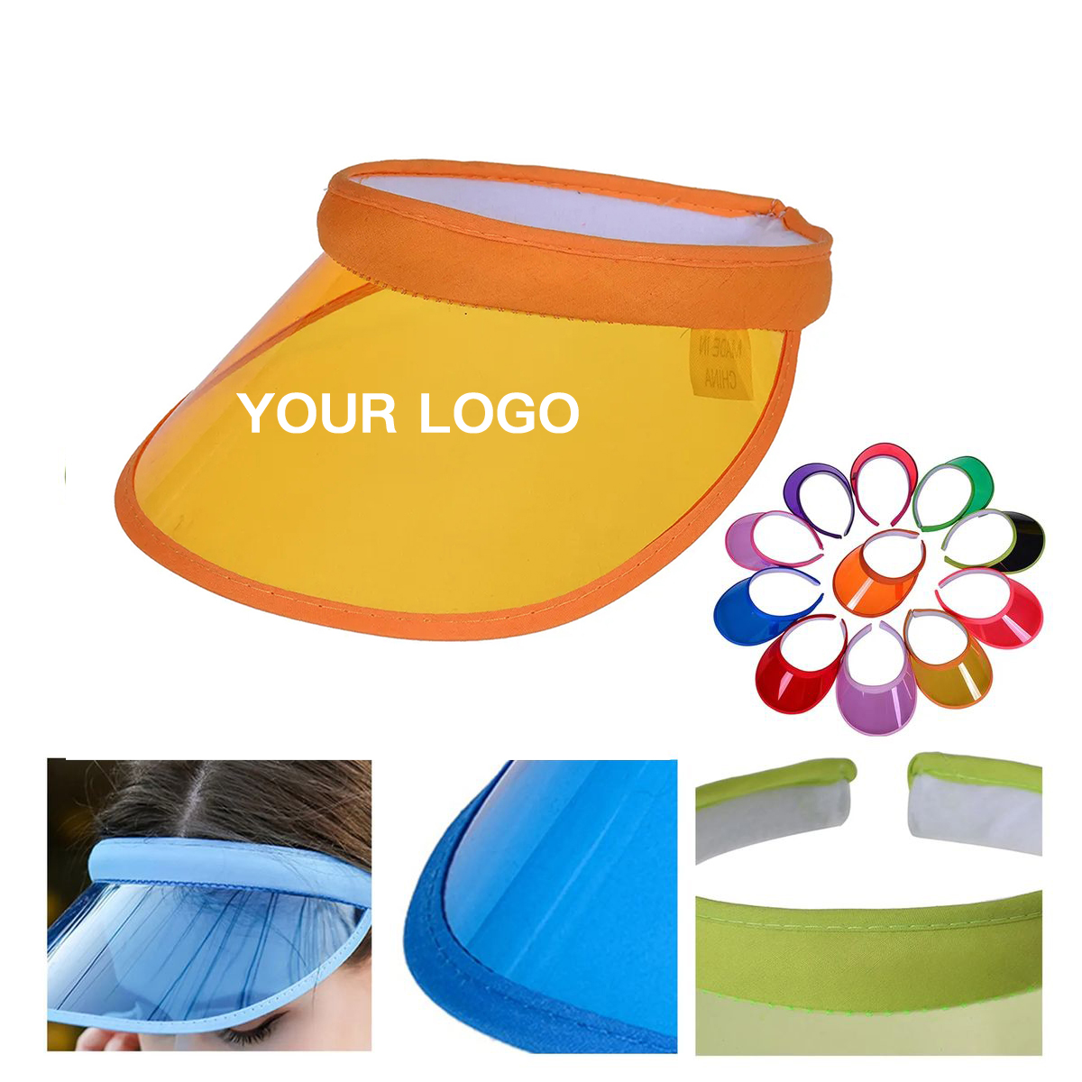 Lightweight Transparent Visor For Golf And Beach 4