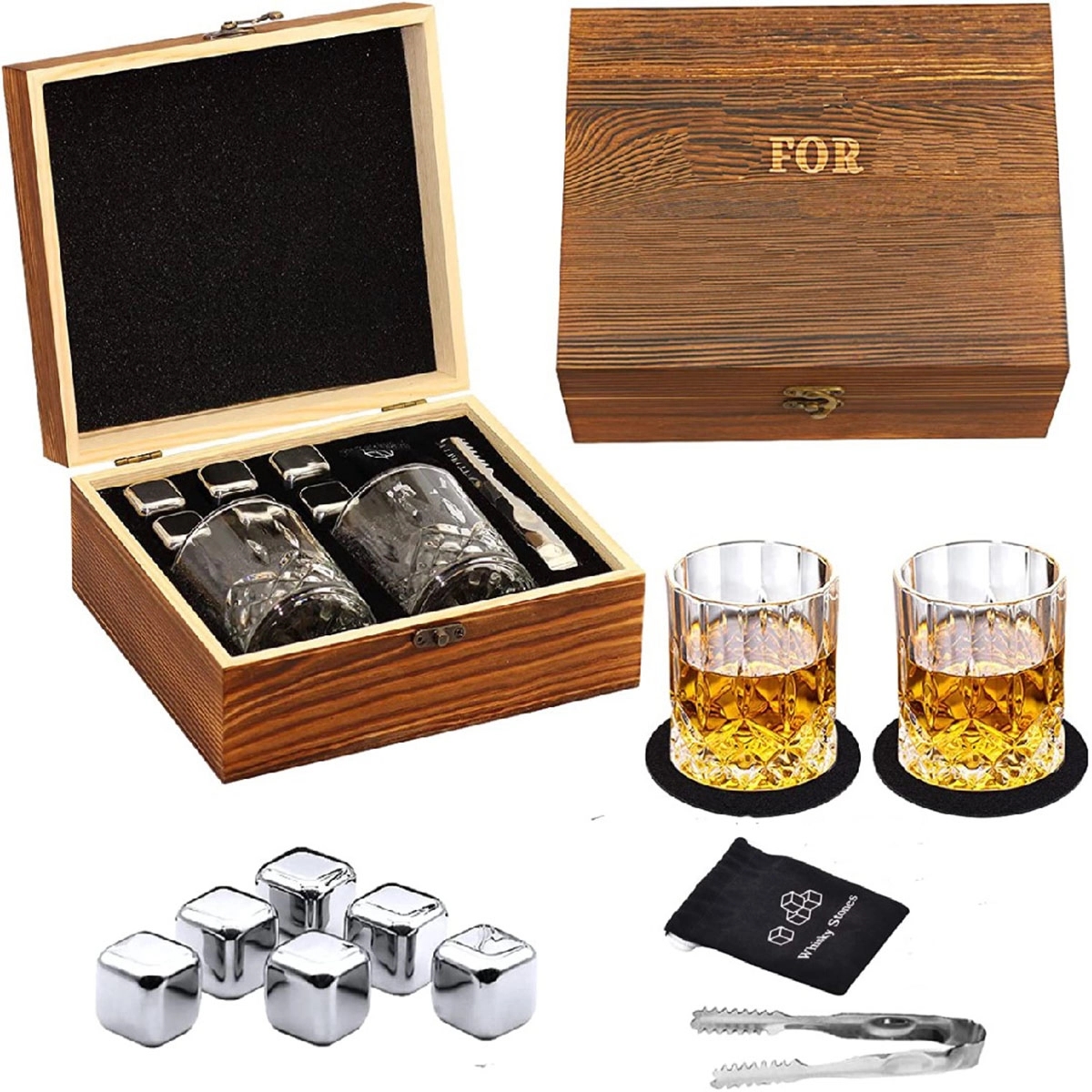 Whiskey Stones Gift Set 2