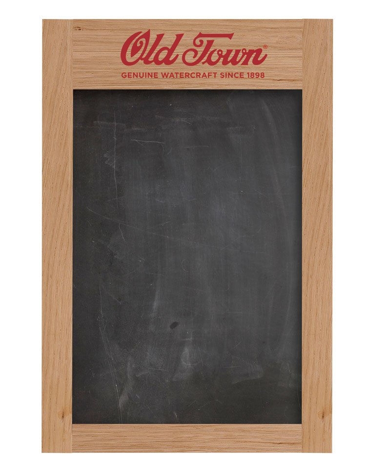 Framed 12x18 Wall Chalkboard 3" Header