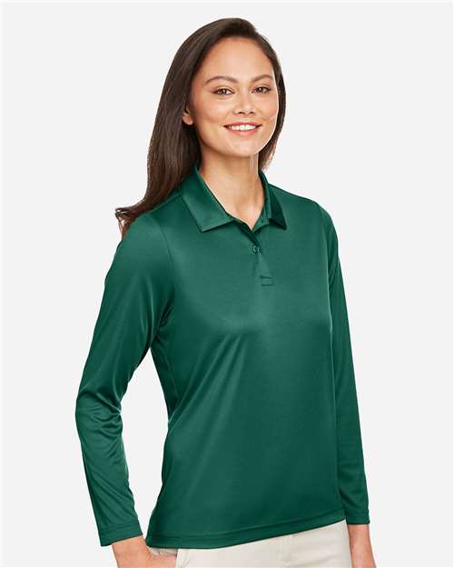 Women's Zone Performance Long Sleeve Polo - TT51LW 47
