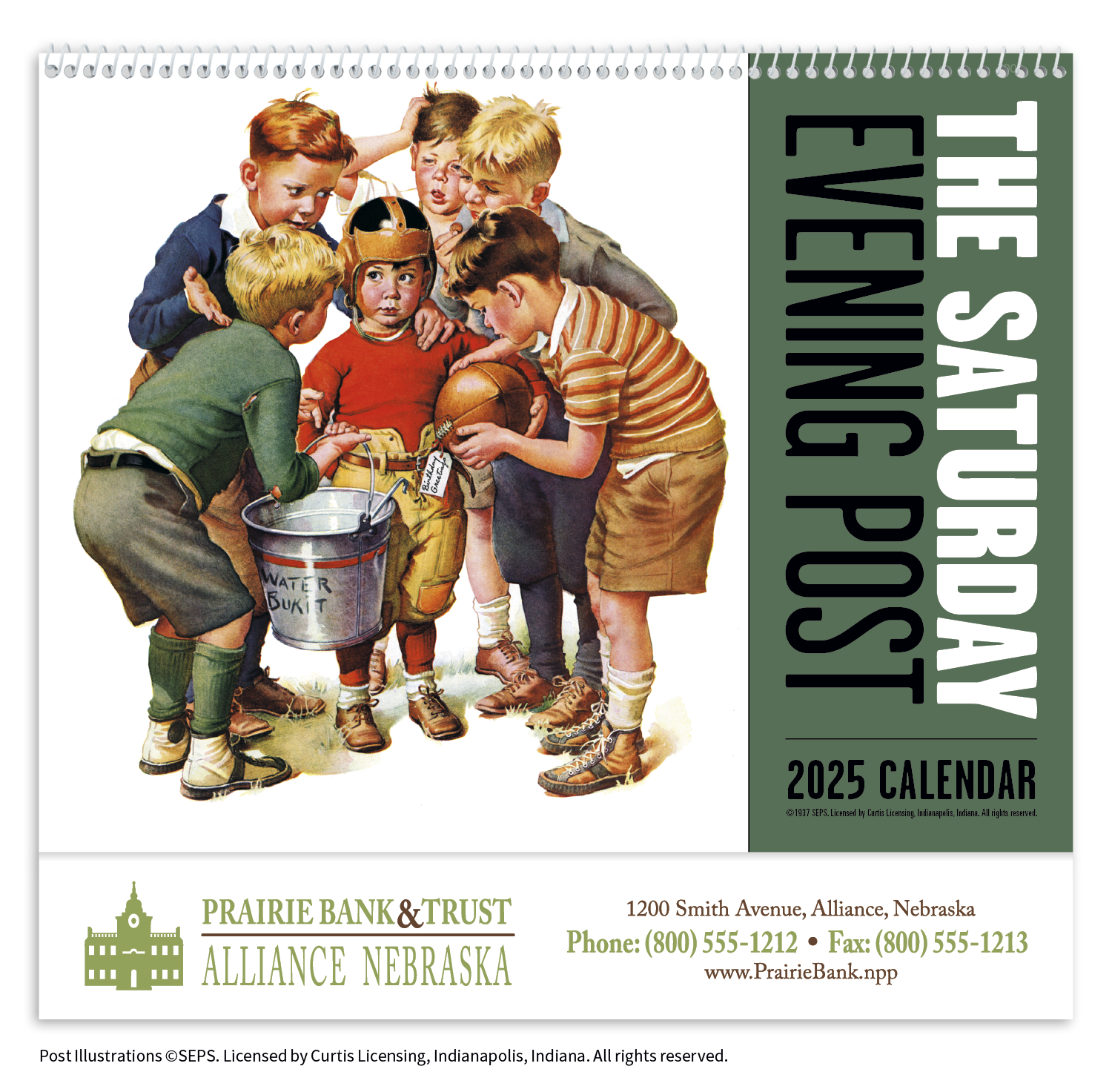 Good Value™ The Saturday Evening Post - Spiral Calendar 35