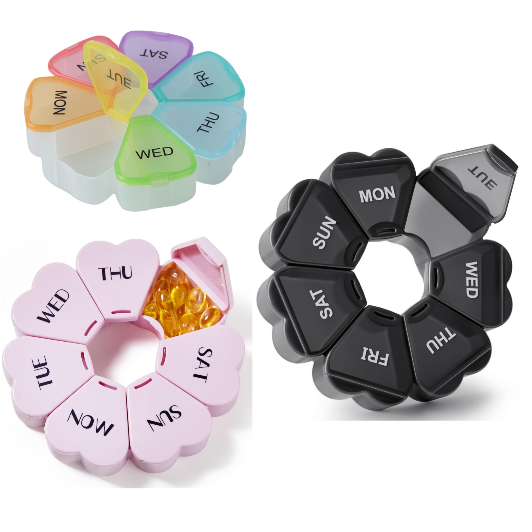 Large Weekly Pill Organizer 3
