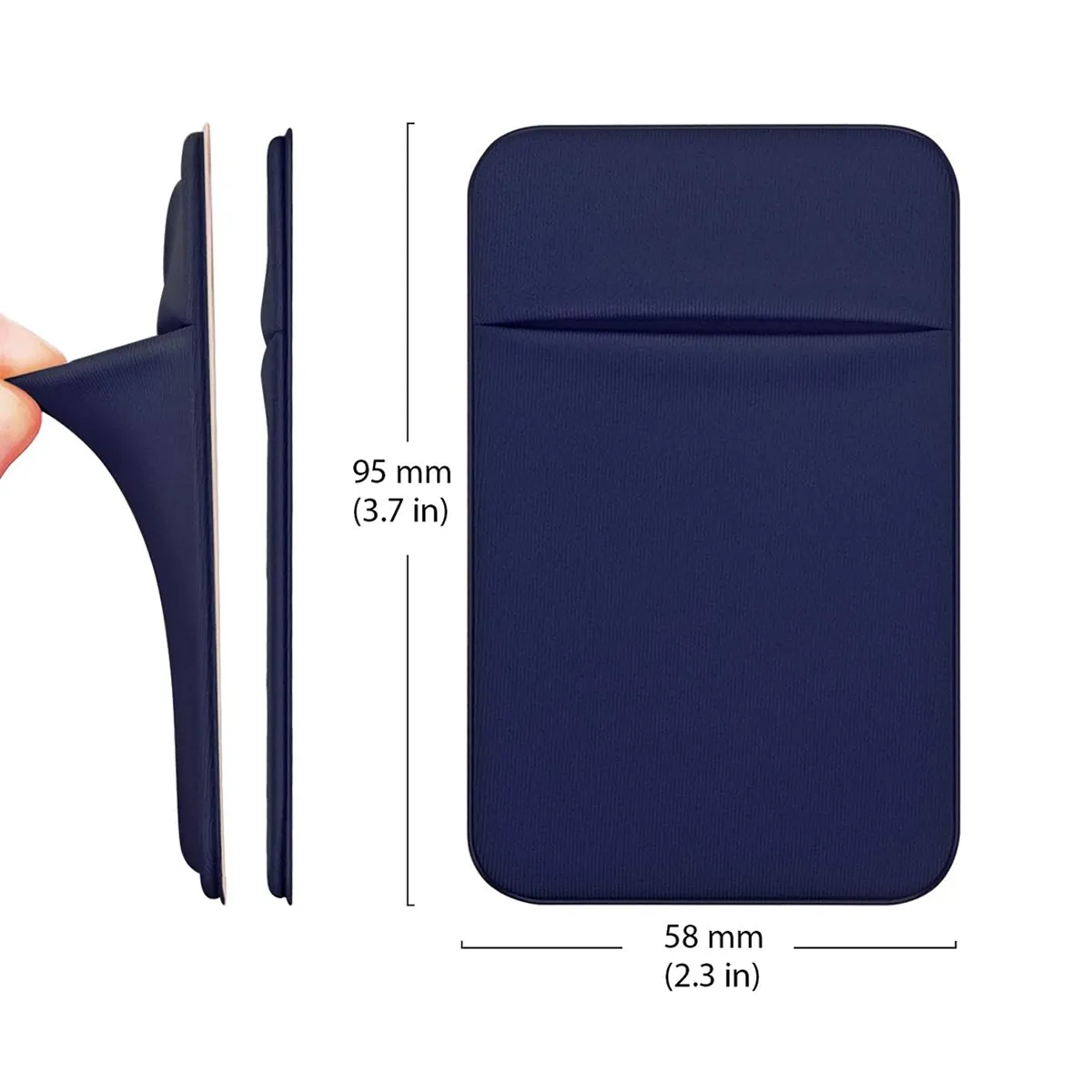 Adhesive Lycra Cell Phone Pocket 2