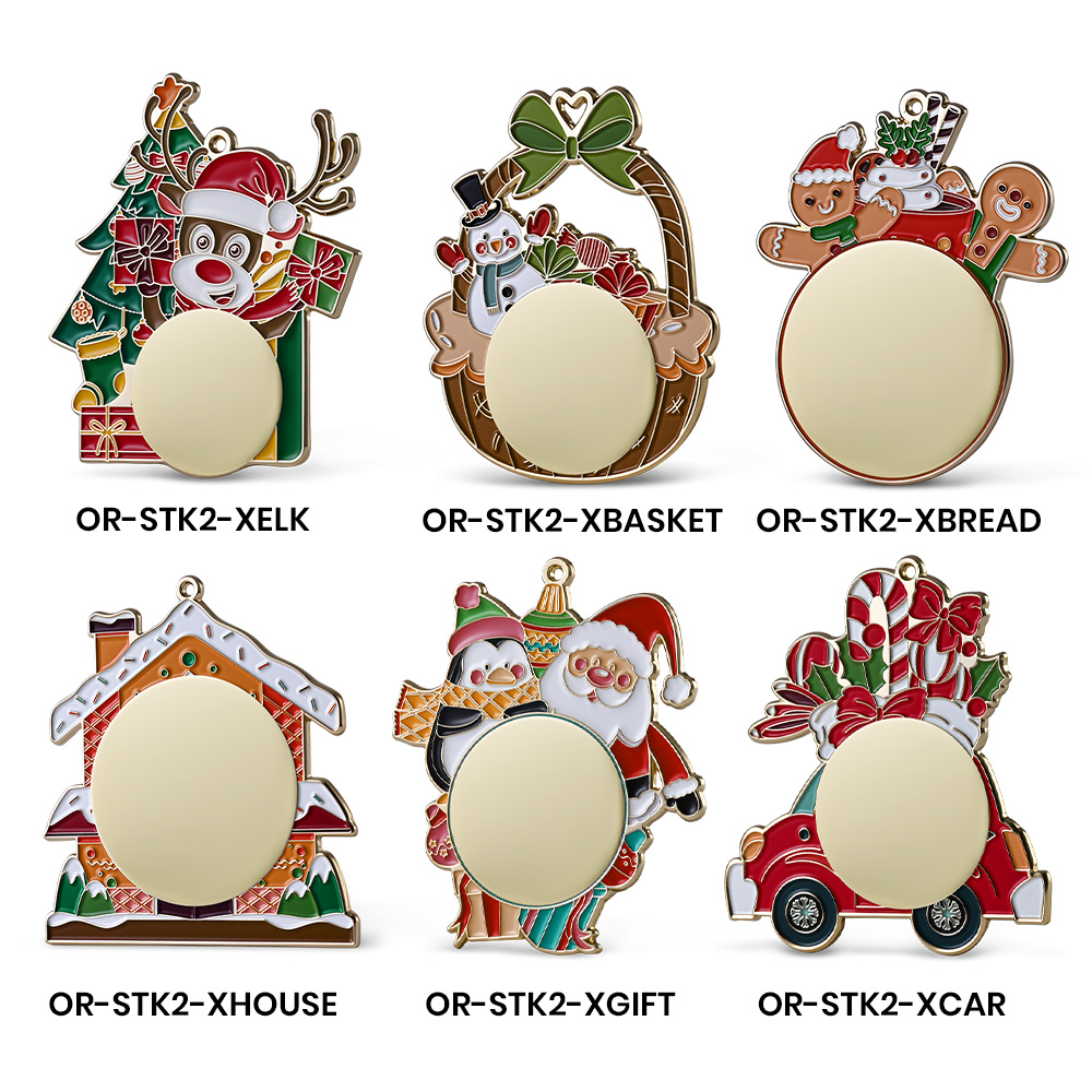 2.5" Stock UV Print Ornaments 8