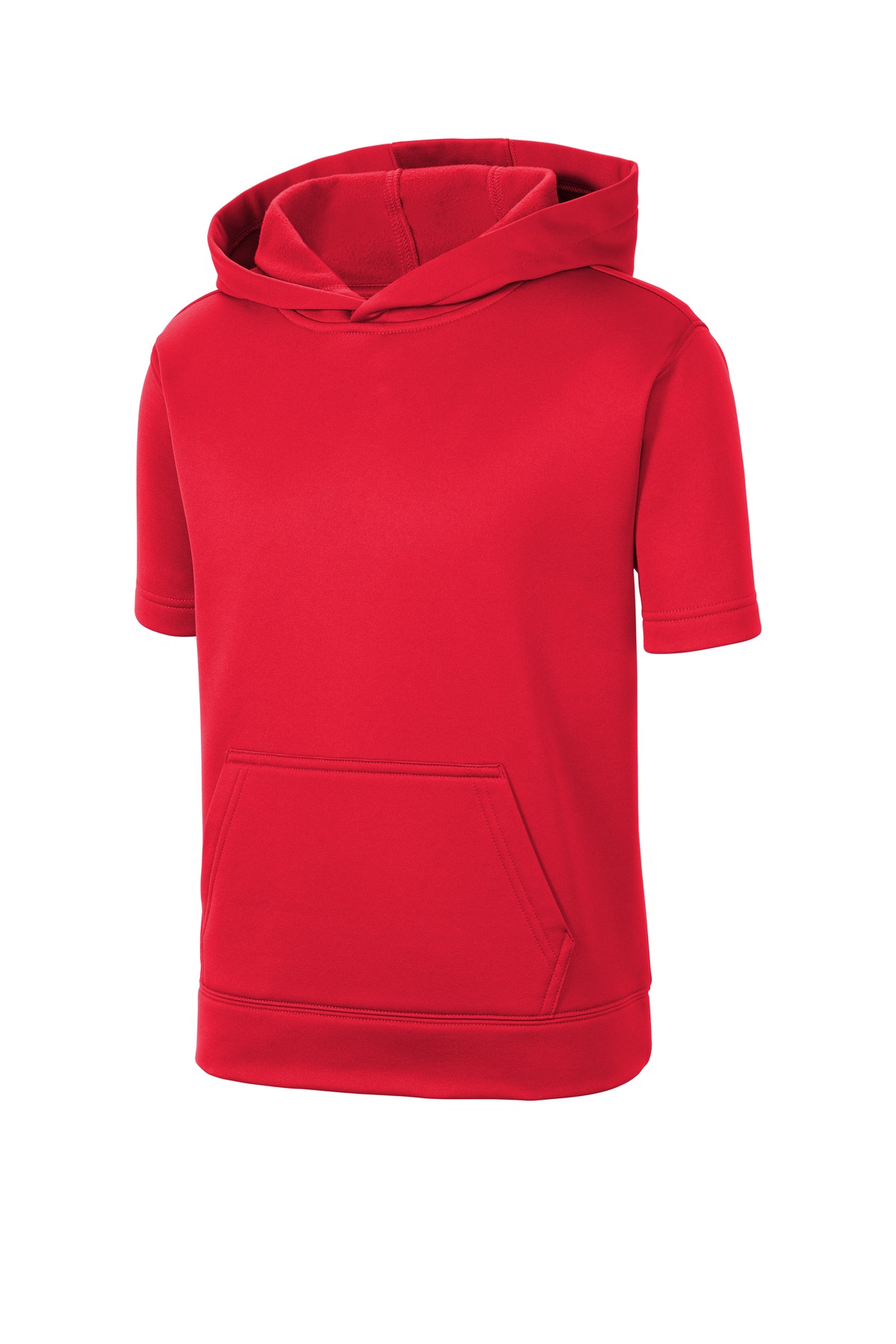 Sport-Tek Youth Sport-Wick Fleece Short Sleeve Hooded Pullover. YST251 8