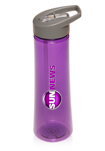 22 oz. Plastic Sports Water Bottles with Drink Spout 18