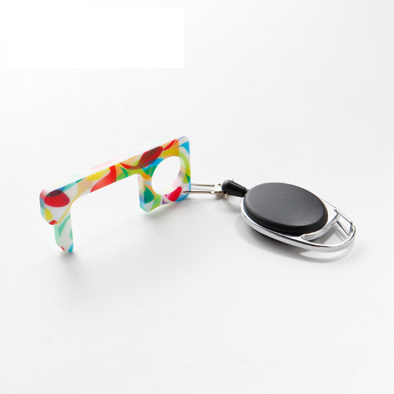 Retractable Keychain Acrylic Door Opener 9
