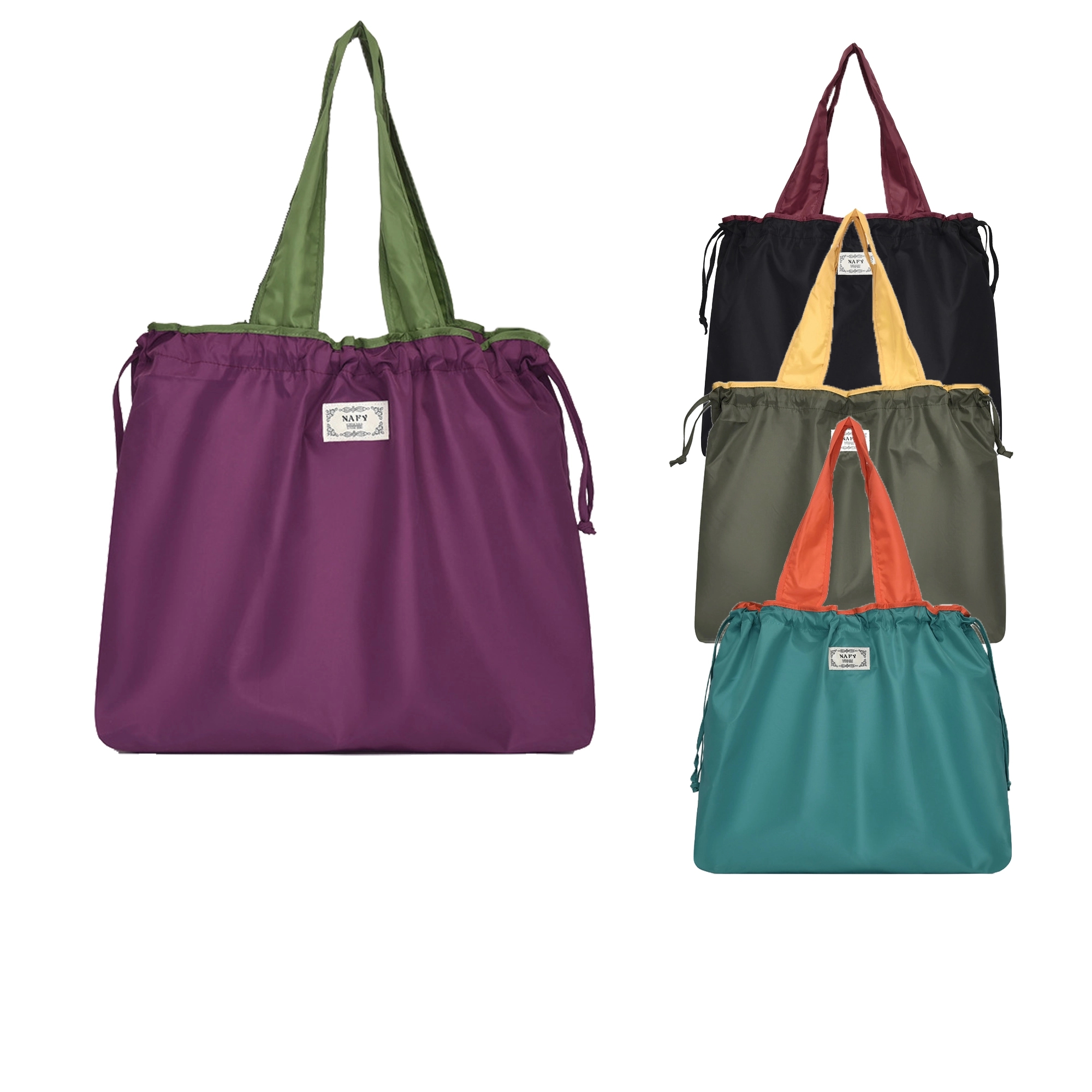Large Drawstring Eco-friendly Shopping Bag 2