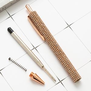 Glitter Flakes Click Activated Metal Pen 10