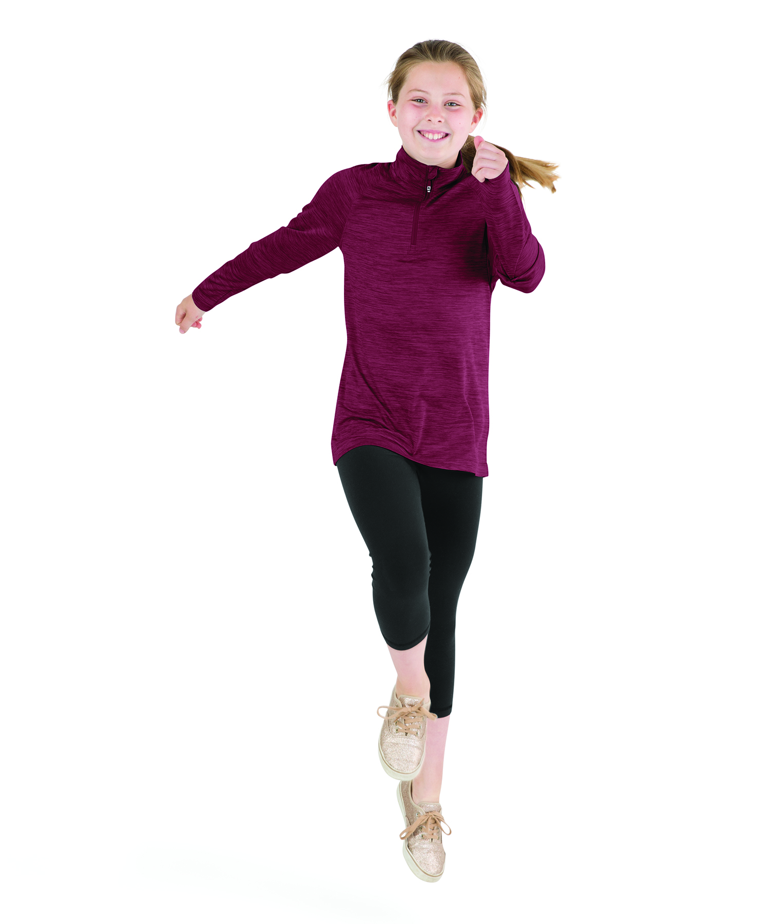 Youth Space Dye Performance Pullover 81