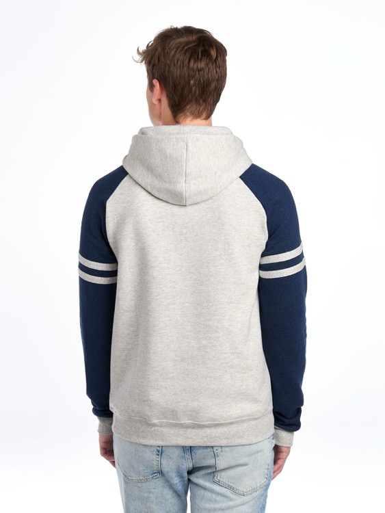 JERZEES NuBlend® Unisex Varsity Color-Block Hooded Sweatshirt 11