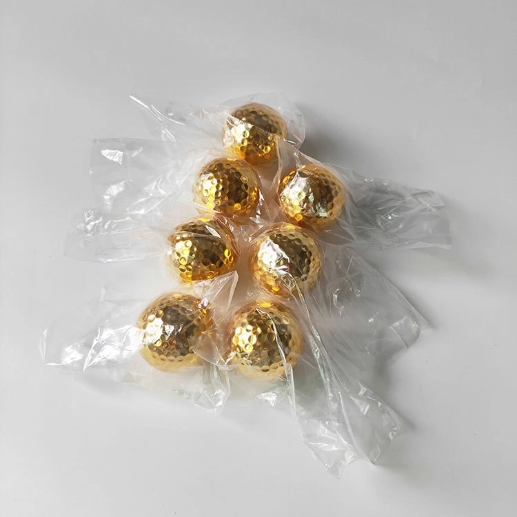 Custom Gift Ionomer Resin Gold Golf Ball 7