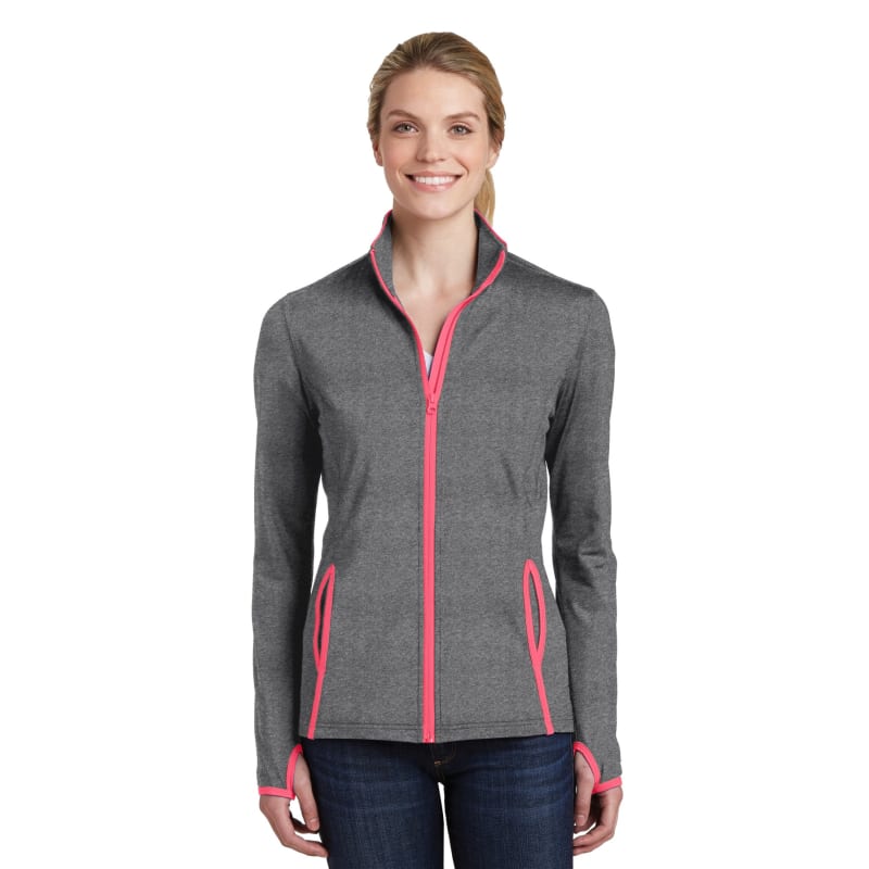 Sport-Tek Women's Sport-Wick Stretch Contrast Full-Zip Jacket. 57