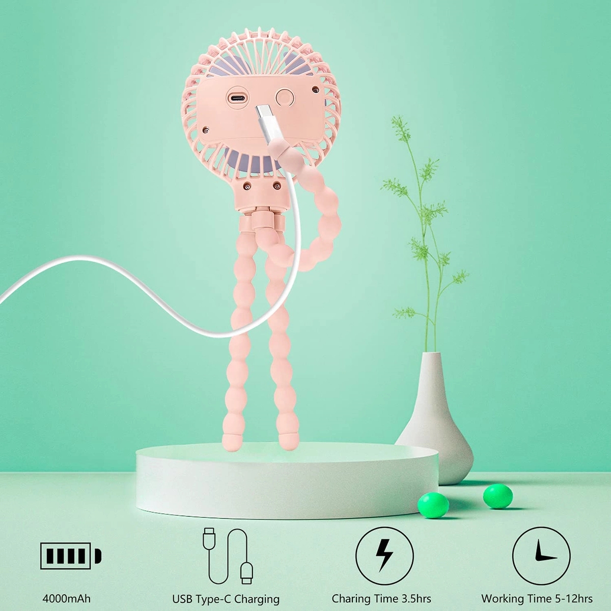 Mini Personal Portable Fan 3