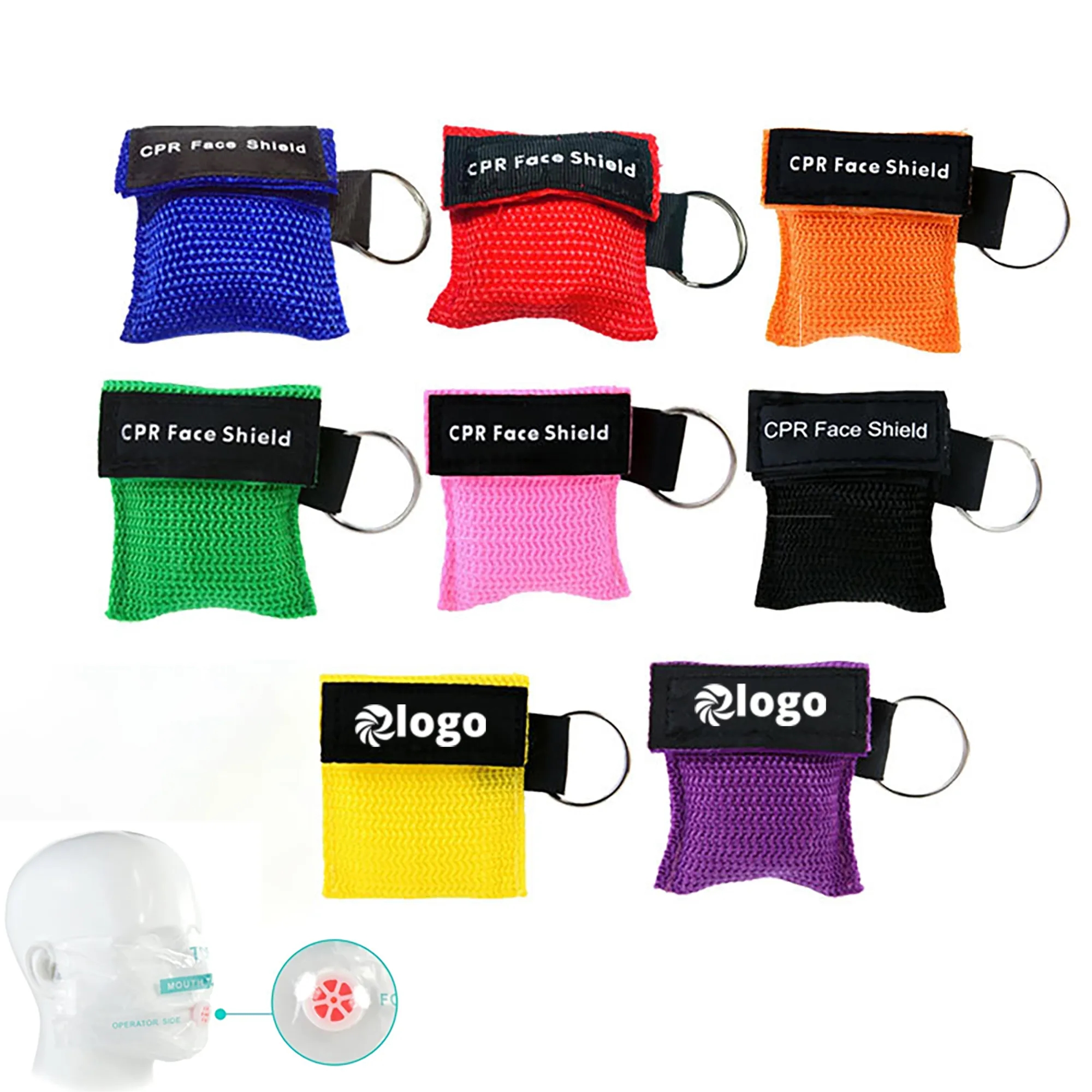 CPR Emergency Face Shield Mask MOQ 50pcs
