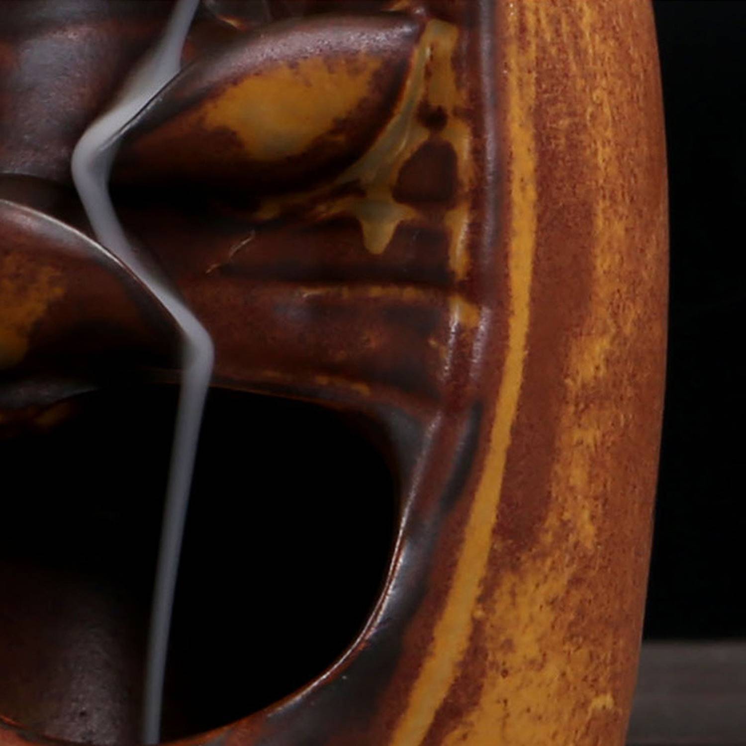 Decoration Aromatic Ceramic Backflow Incense Burner 6
