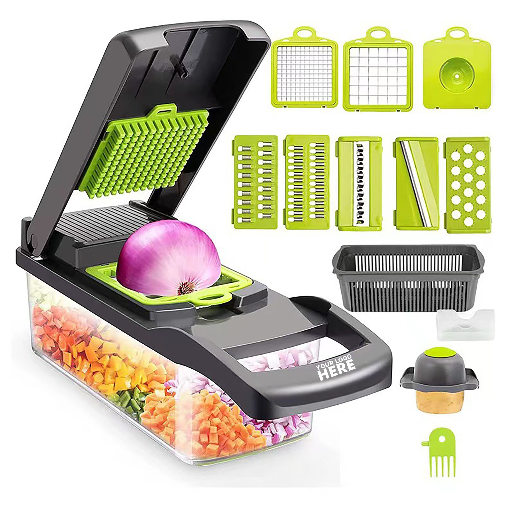 Multifunctional Vegetable Food Chopper
 2