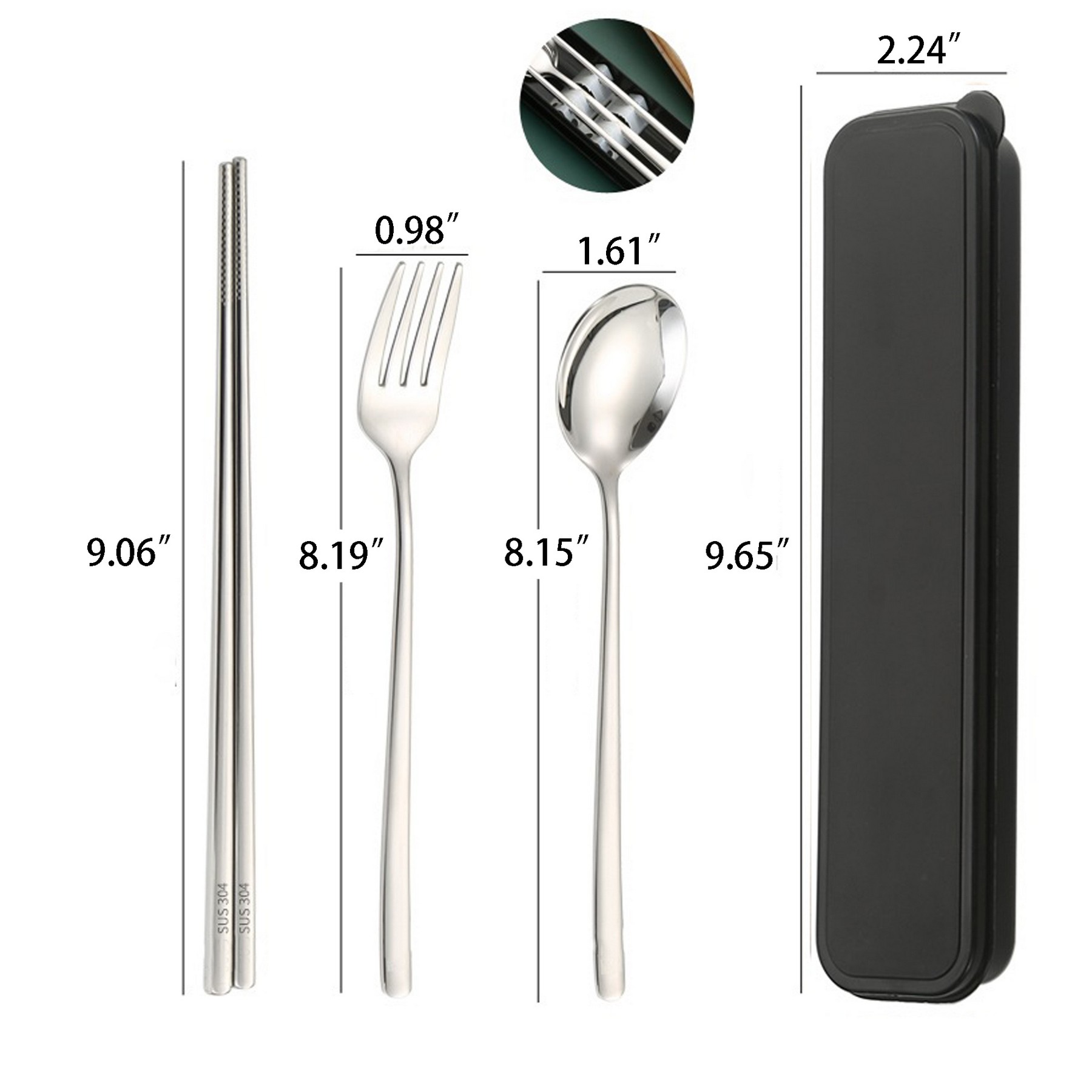 304 Stainless Steel Tableware Set 2