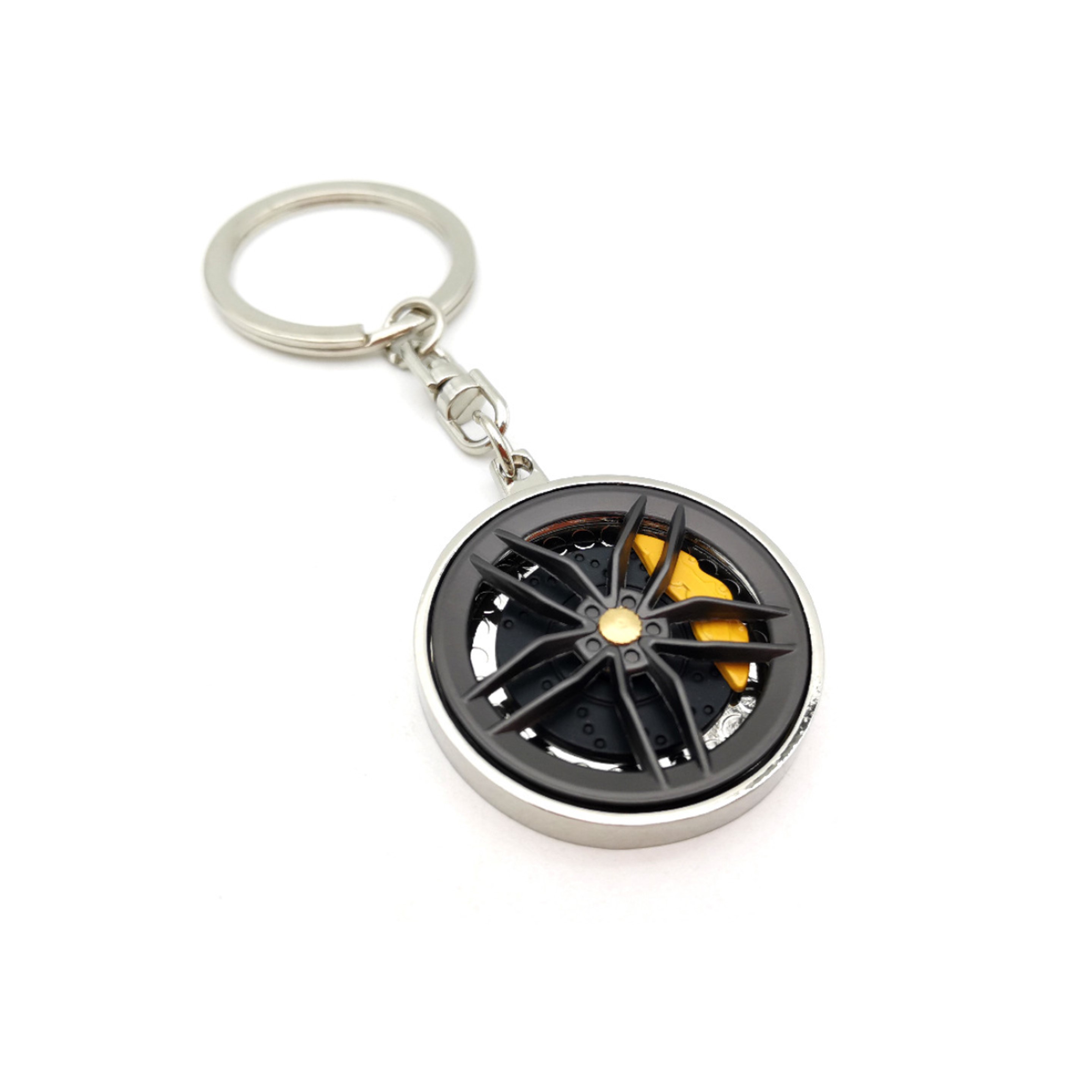 Metal Wheel Hub Spinner Keychain 6