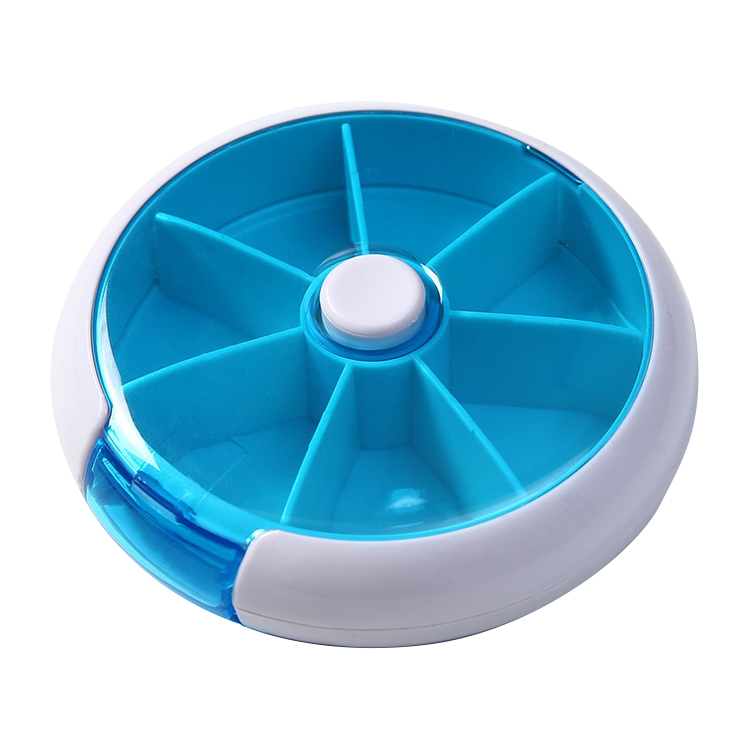 Round Push Button Pill Box 2