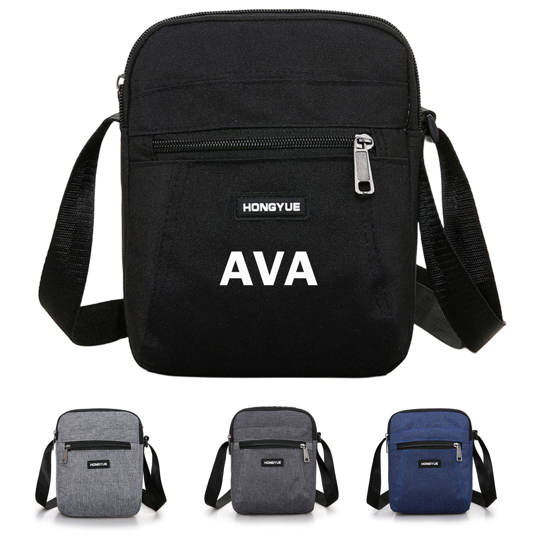 Nylon Men's Casual Shoulder Crossbody Bag 3