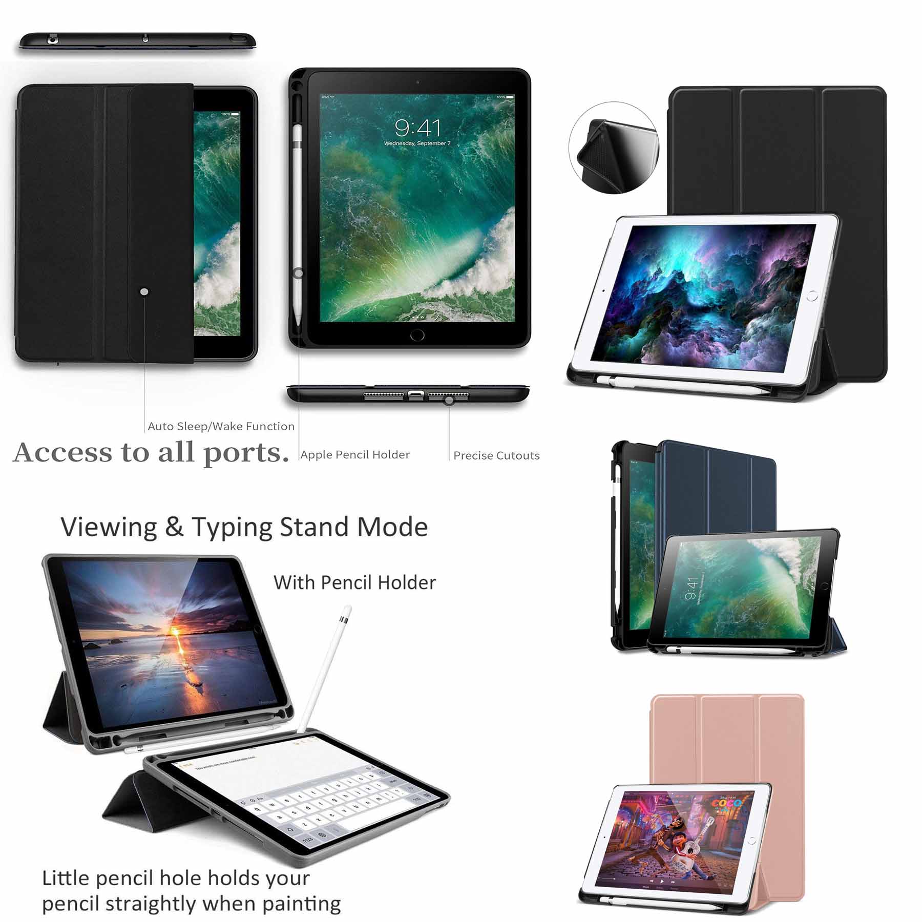 iBank ® Smart Cover Case for iPad 10.9" 10th Gen 2022, 11" 11th Gen 2025 1