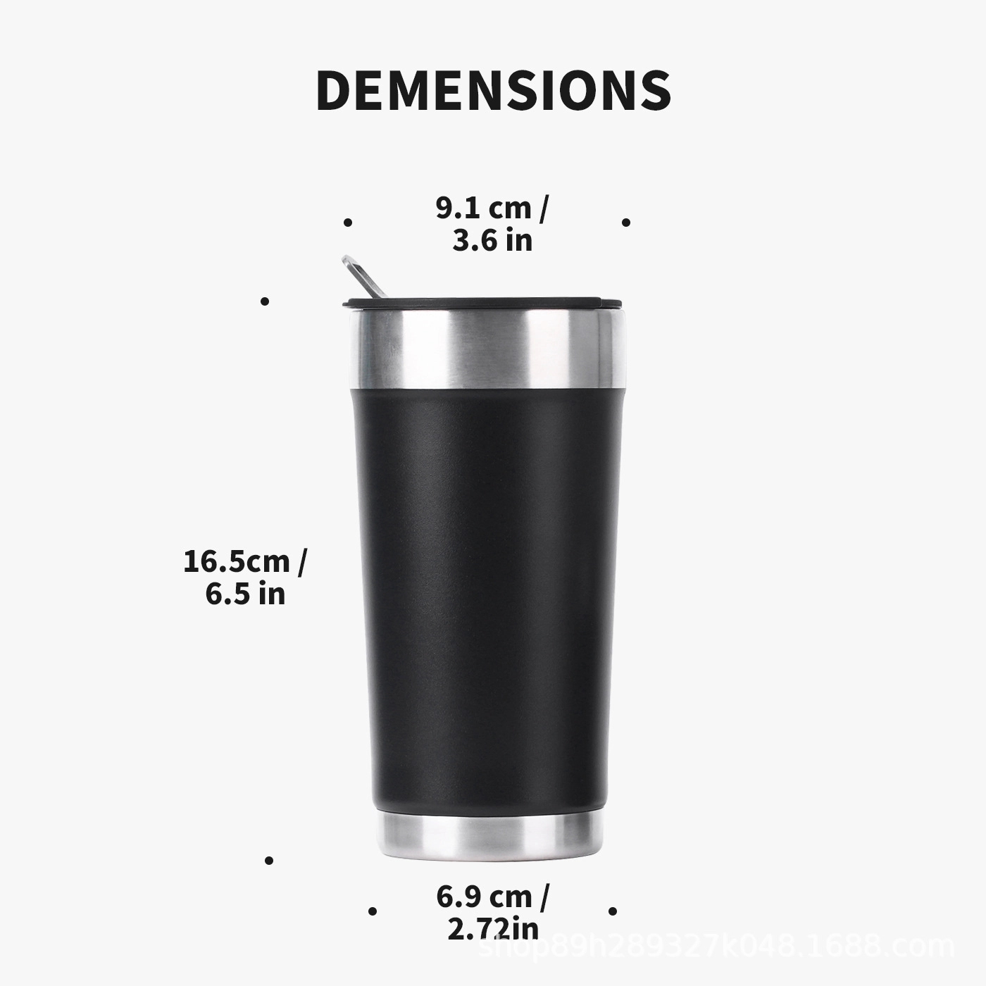 Tumbler With Lids And Straws 1