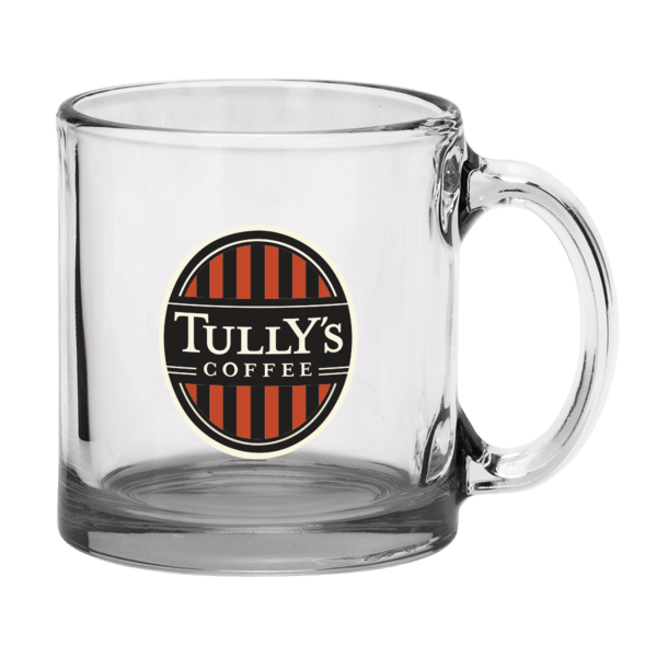 Red Eye 13 oz Libbey Clear Glass Coffee Mug 57