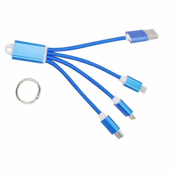 Mobile Phone Charging Data Line With Key Ring 6