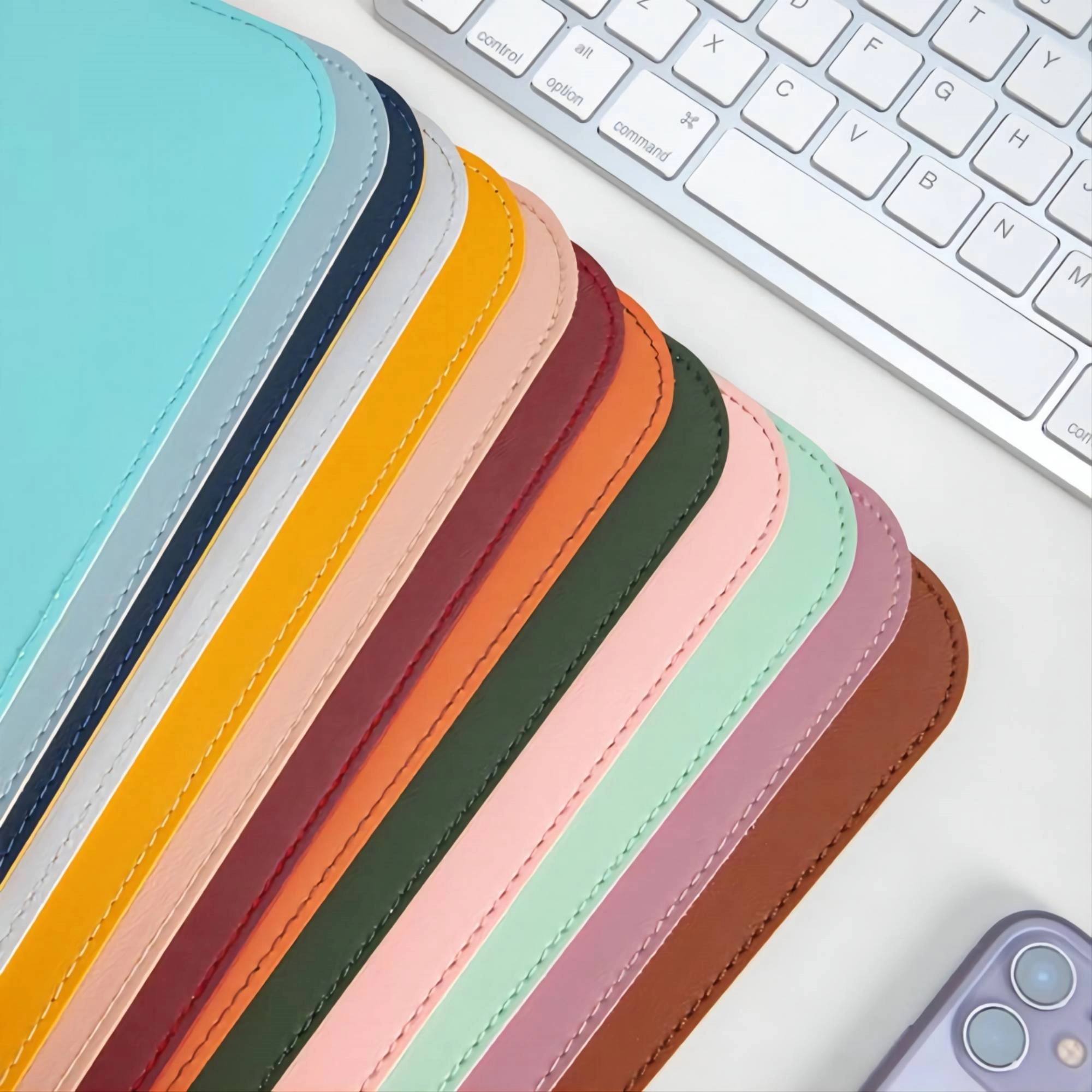 Large Leather Laptop Desk Mat MOQ 50PCS 2