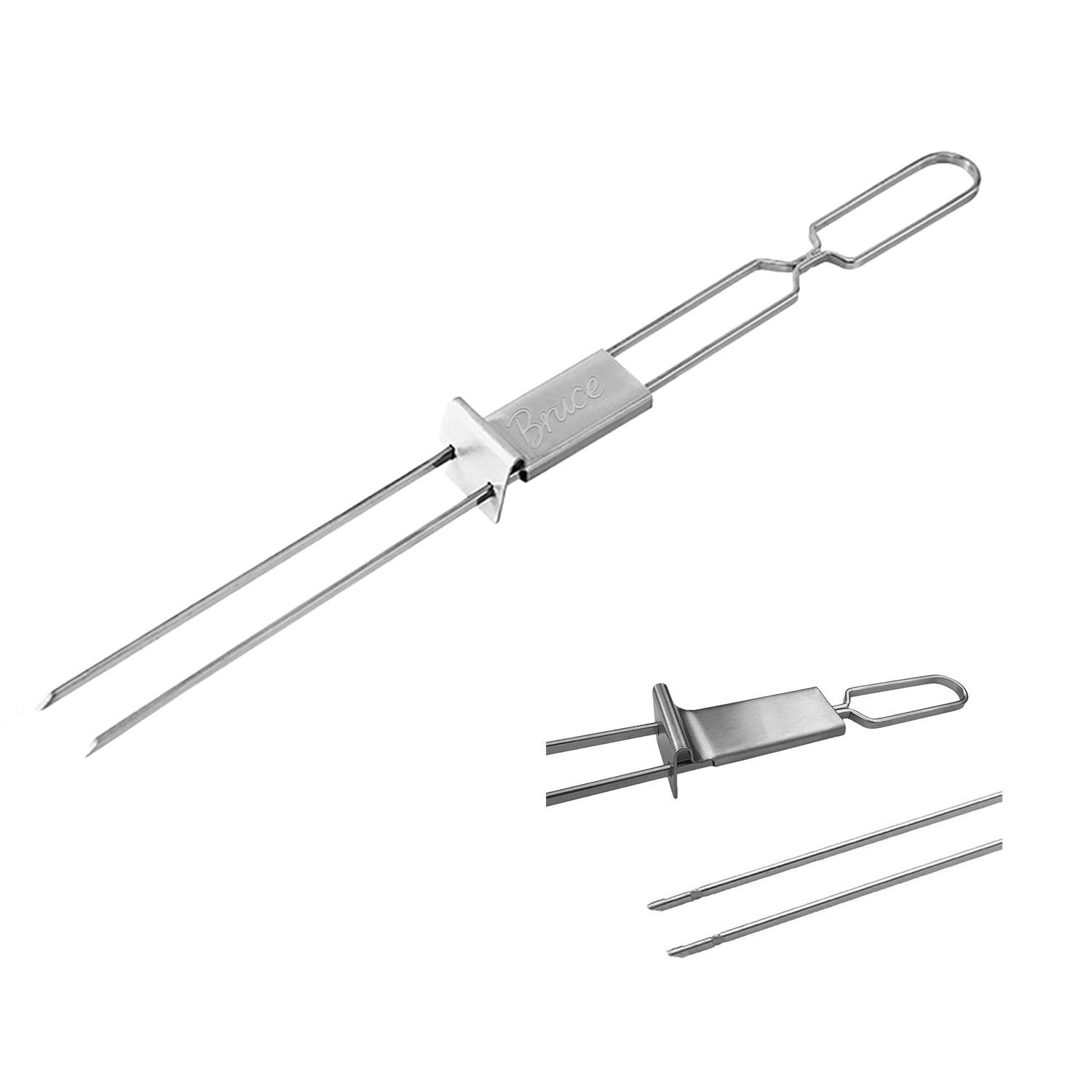 Stainless Steel Barbecue Skewers 2