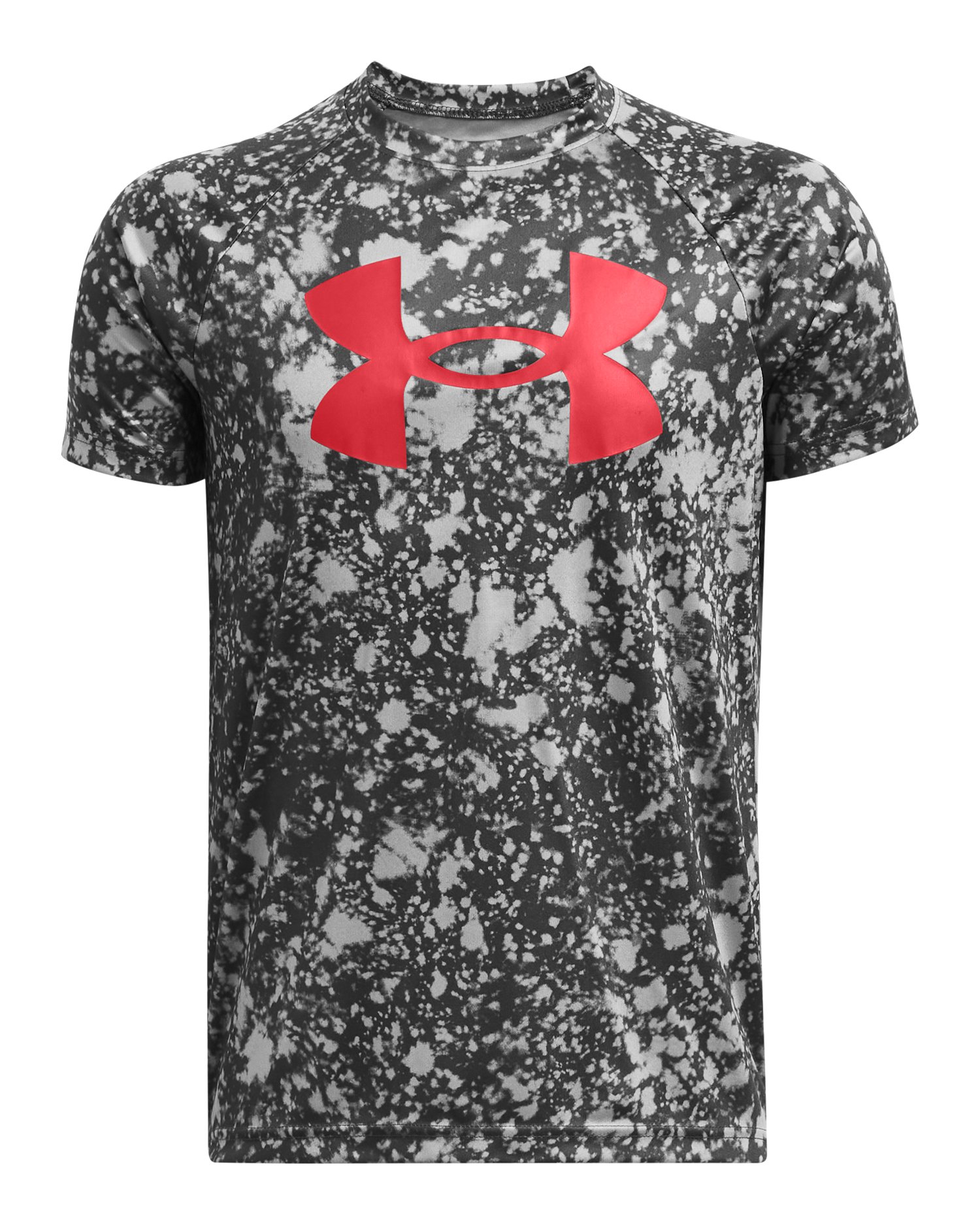 UA Tech Big Logo Printed Boys' Short Sleeve 23