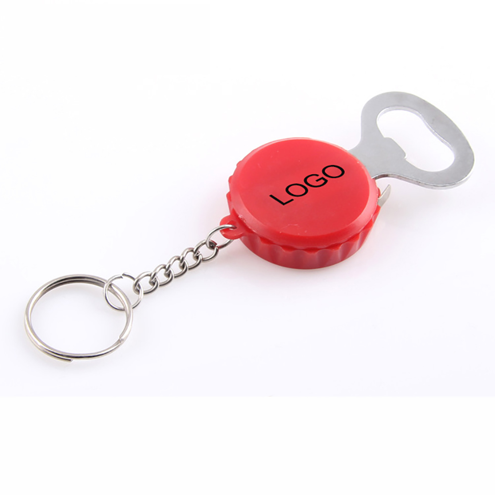 3-in-1 Mini Tape Measure / Keychain/ Opener 2
