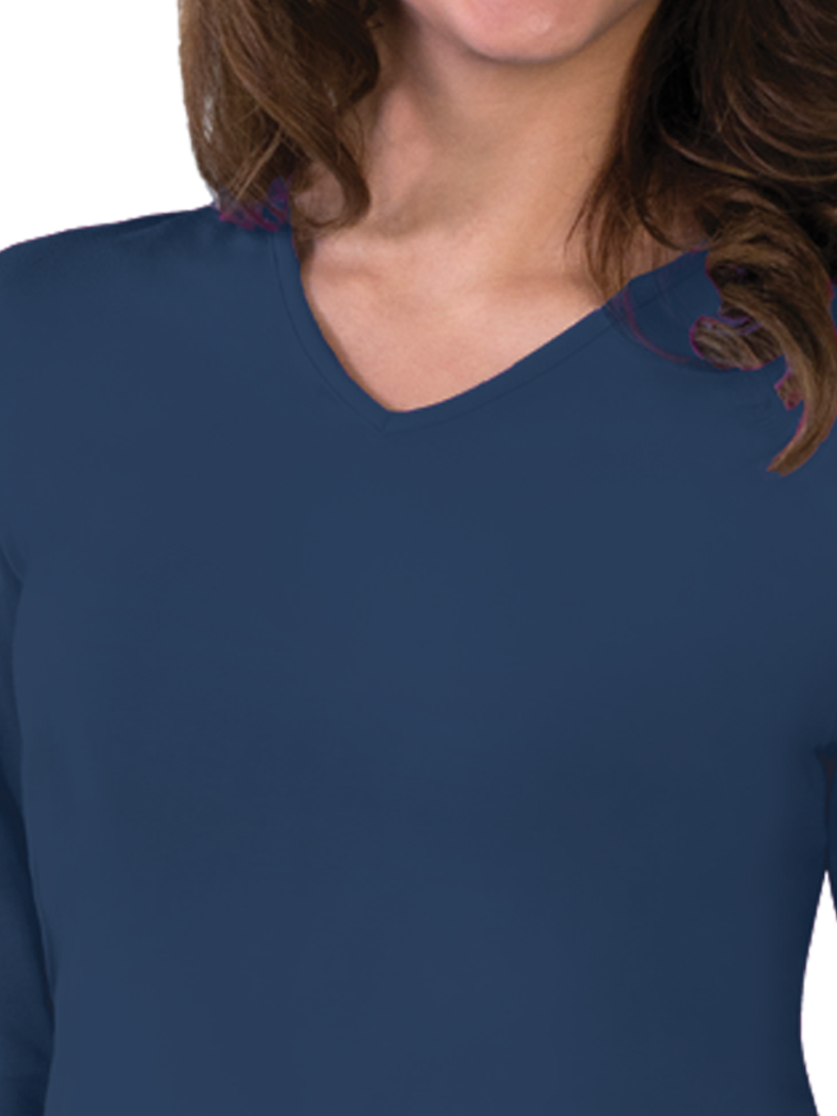 Blue Generation - Women's Pocketless 3/4-Sleeve V-Neck Tee 5