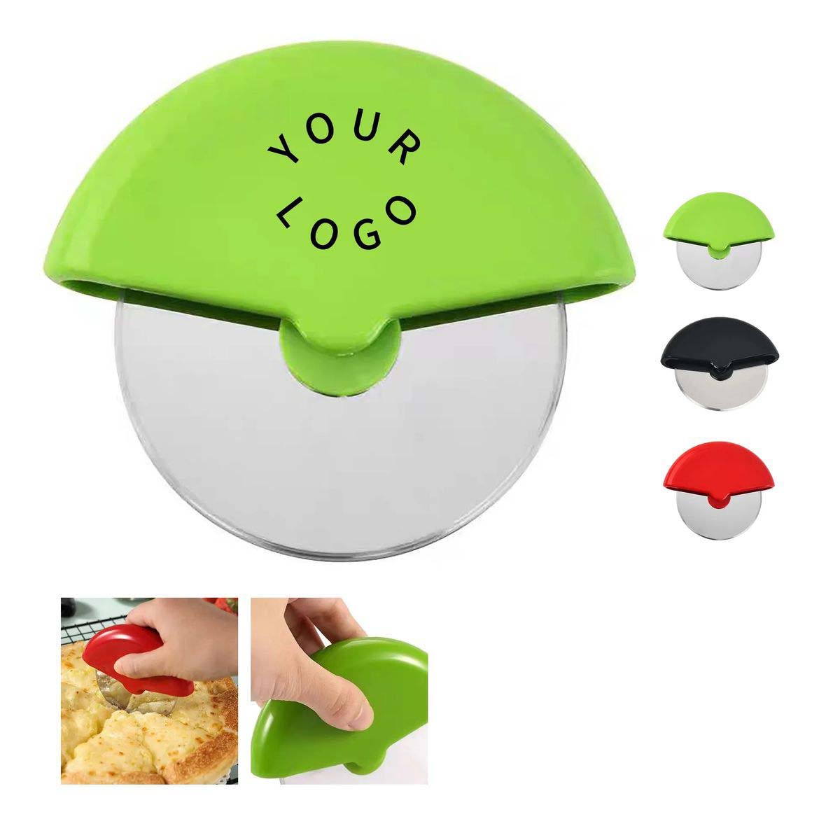 Compact Stainless Steel Pizza Cutter Tool 2