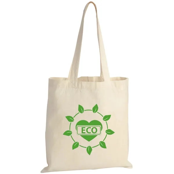 Cotton Sheeting Natural Economy Tote - 15-1/2" x 15" 2