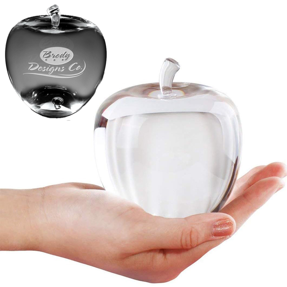 Clear Crystal Apple 3