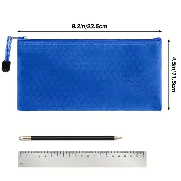 A6 Waterproof Oxford Zipper Pencil Pouch 7