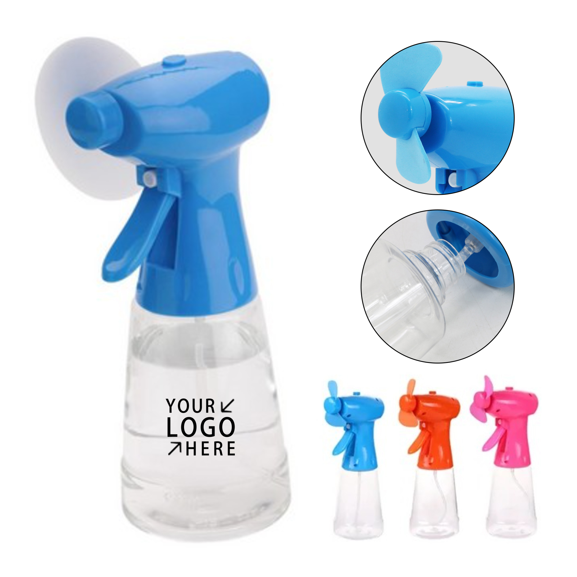 Misting Spray Bottle Fan 2