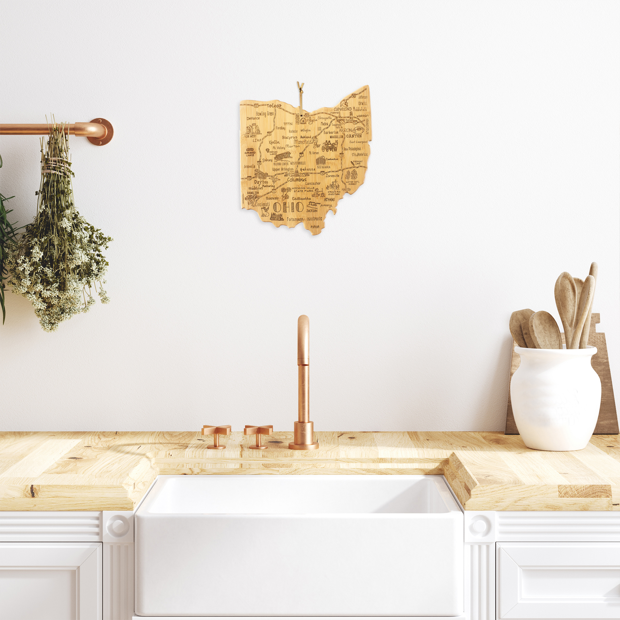 Destination Ohio Cutting & Serving Board 3