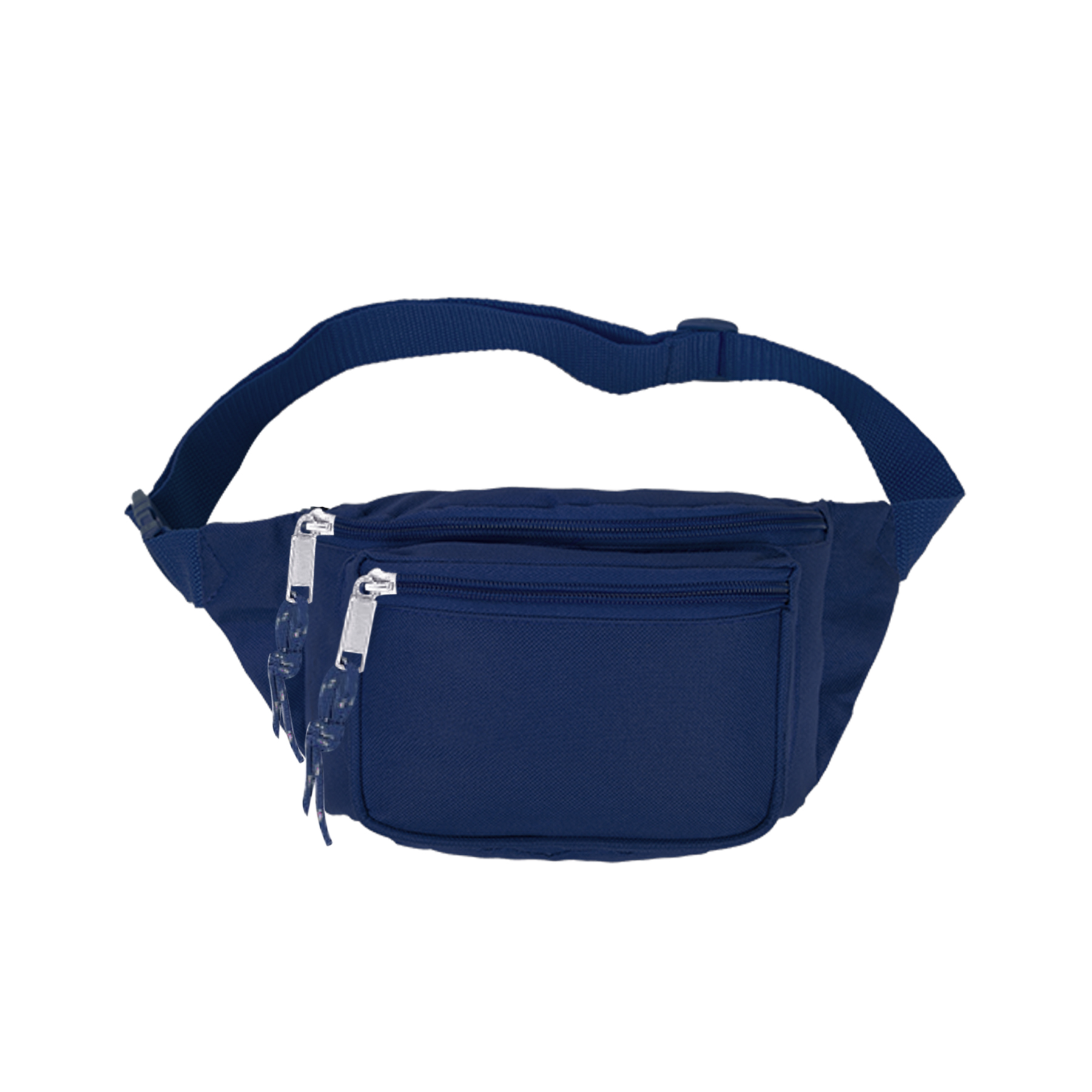 600D Poly 3 Zipper Pockets Fanny Pack 8