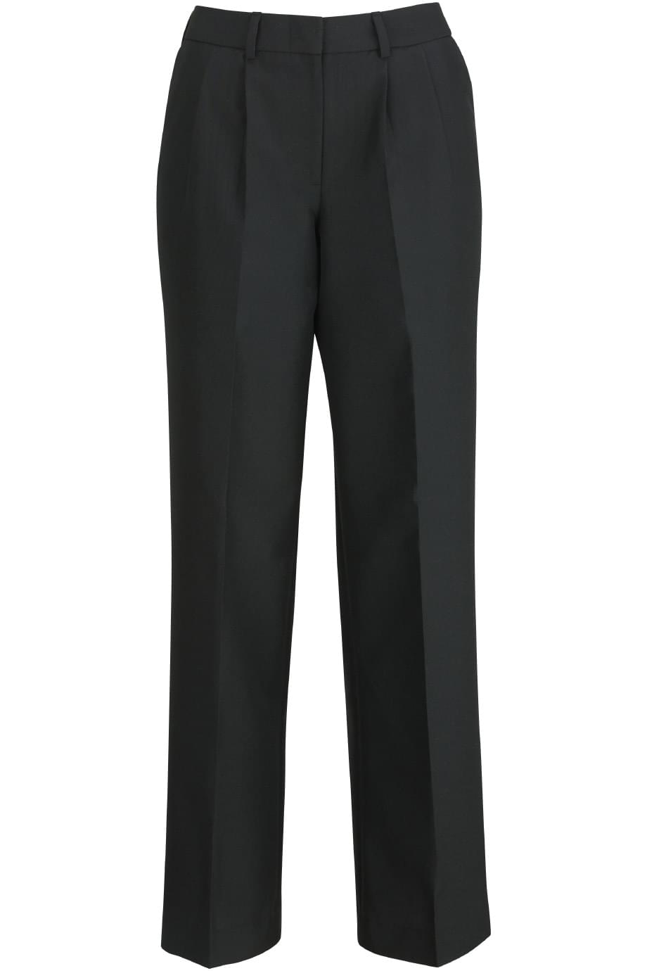 Ladies Pleated Front Poly/Wool Pant 2