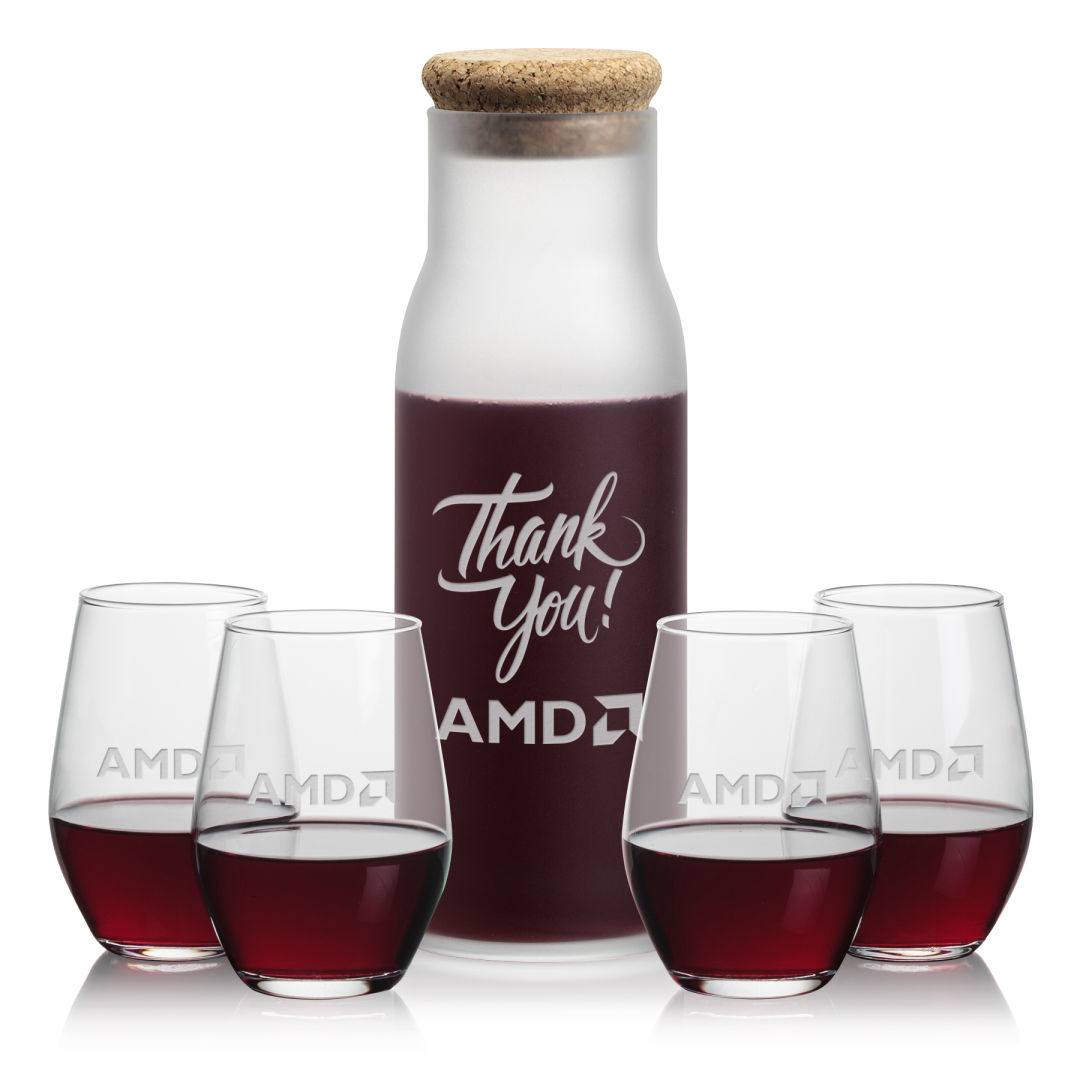 Yarmouth Carafe & Vale Stemless Wine 1